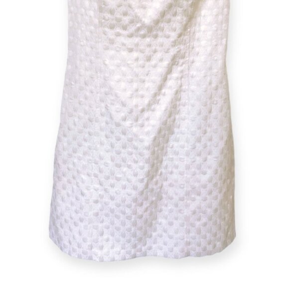 Laundry by Shelli Segal White Jeweled Sheath Dress - Picture 5 of 9